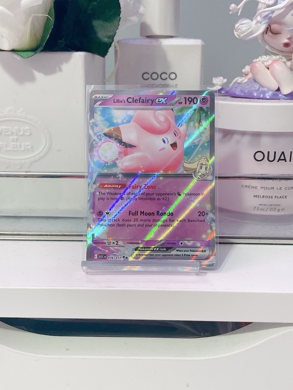 Pokemon Lillie’s Clefairy Card